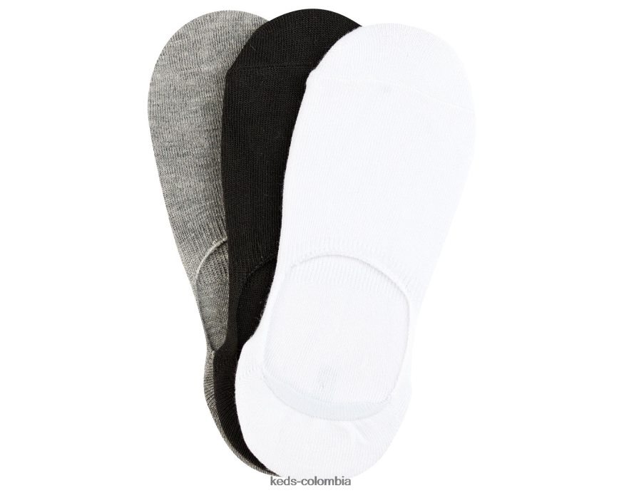 RF0RND213 Paquete de 3 calcetines con forro deportivo clásico multi mujer Keds