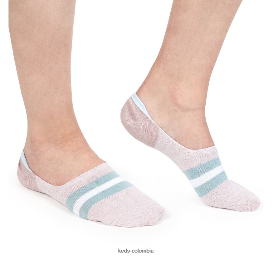 RF0RND214 Paquete de 3 calcetines con forro deportivo clásico rosa mujer Keds