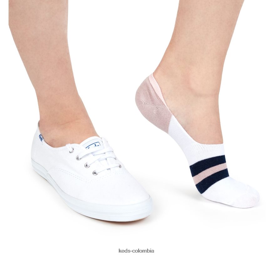 RF0RND214 Paquete de 3 calcetines con forro deportivo clásico rosa mujer Keds