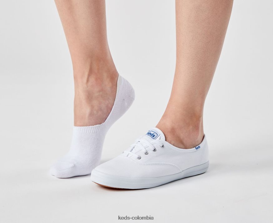 RF0RND215 Paquete de 6 calcetines deportivos clásicos con forro blanco mujer Keds