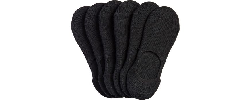 RF0RND217 Paquete de 6 calcetines deportivos clásicos con forro negro mujer Keds