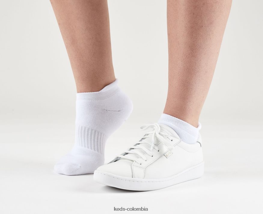 RF0RND218 Paquete de 3 calcetines con forro acolchado y corte bajo negro mujer Keds