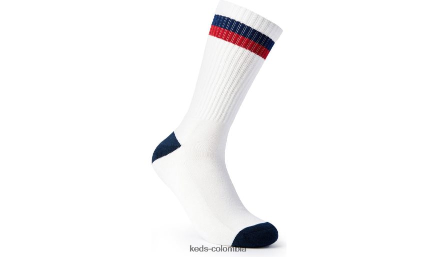 RF0RND225 Paquete de 2 calcetines deportivos blanco unisexo Keds