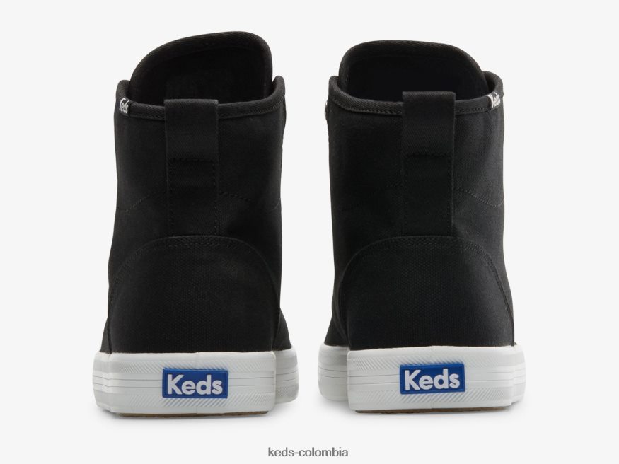 RF0RND114 zapatillas kickstart hi de lona negro mujer Keds