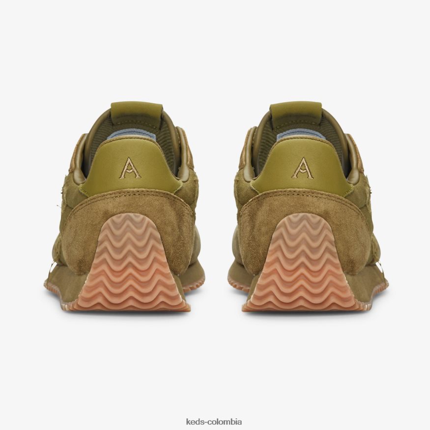 RF0RND116 zapatilla renacentista ejercito verde mujer Keds x Altuzarra