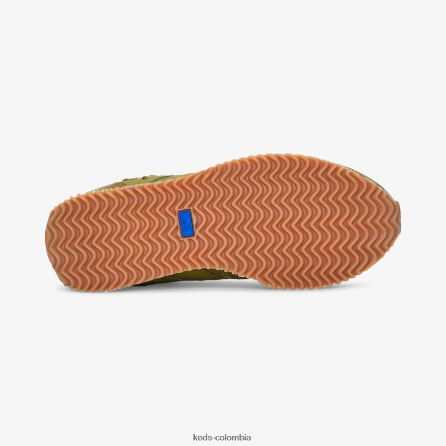 RF0RND116 zapatilla renacentista ejercito verde mujer Keds x Altuzarra