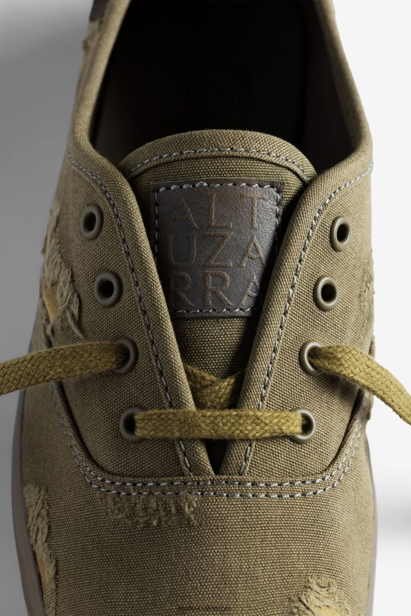 RF0RND118 zapatilla campeona ejercito verde mujer Keds x Altuzarra