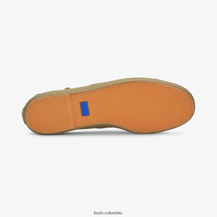 RF0RND118 zapatilla campeona ejercito verde mujer Keds x Altuzarra