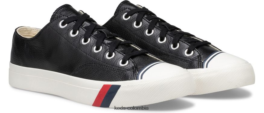 RF0RND135 zapatilla clásica de cuero royal lo negro unisexo Keds
