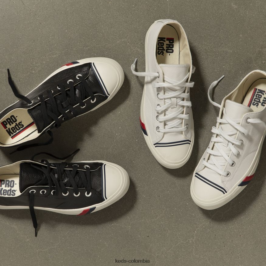 RF0RND136 zapatilla clásica de cuero royal lo blanco unisexo Keds