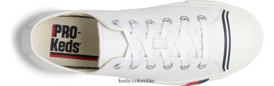 RF0RND136 zapatilla clásica de cuero royal lo blanco unisexo Keds