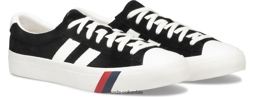 RF0RND137 zapatilla royal plus de gamuza negro unisexo Keds