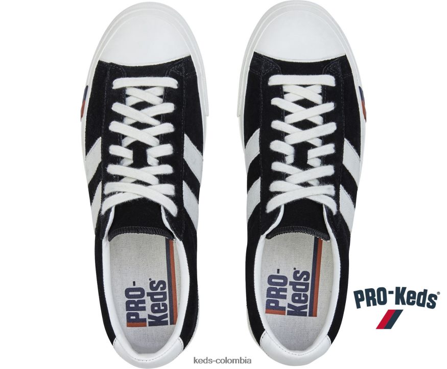 RF0RND137 zapatilla royal plus de gamuza negro unisexo Keds