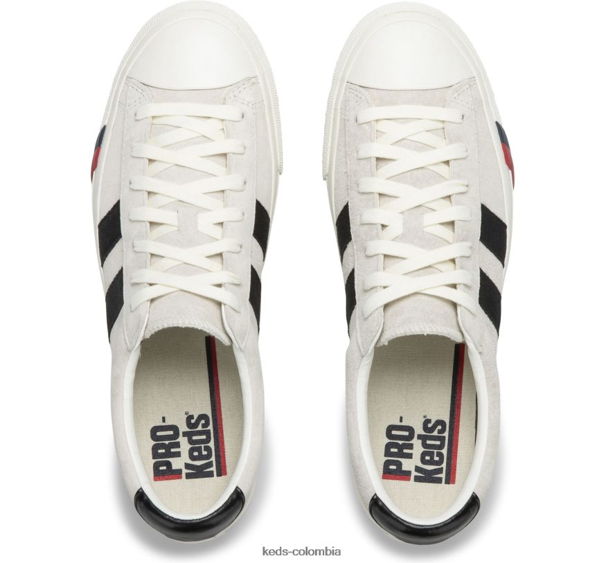 RF0RND138 zapatilla royal plus de gamuza crema unisexo Keds