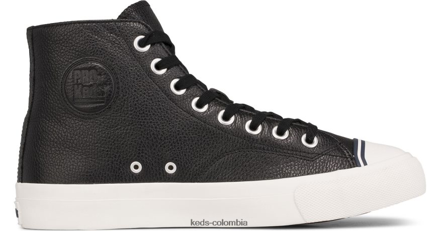 RF0RND142 zapatillas royal hi de cuero negro unisexo Keds