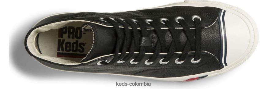 RF0RND142 zapatillas royal hi de cuero negro unisexo Keds
