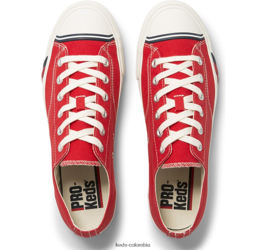 RF0RND144 zapatillas de lona royal lo rojo unisexo Keds