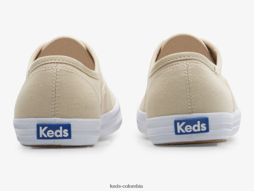 RF0RND149 hazaña de campeón. zapatilla de algodón orgánico avena mujer Keds
