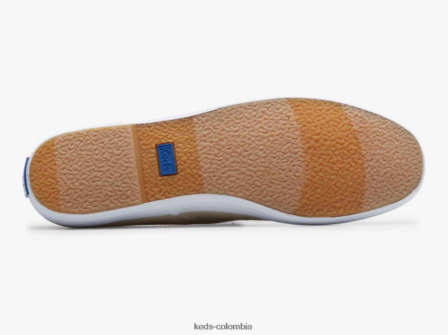 RF0RND149 hazaña de campeón. zapatilla de algodón orgánico avena mujer Keds