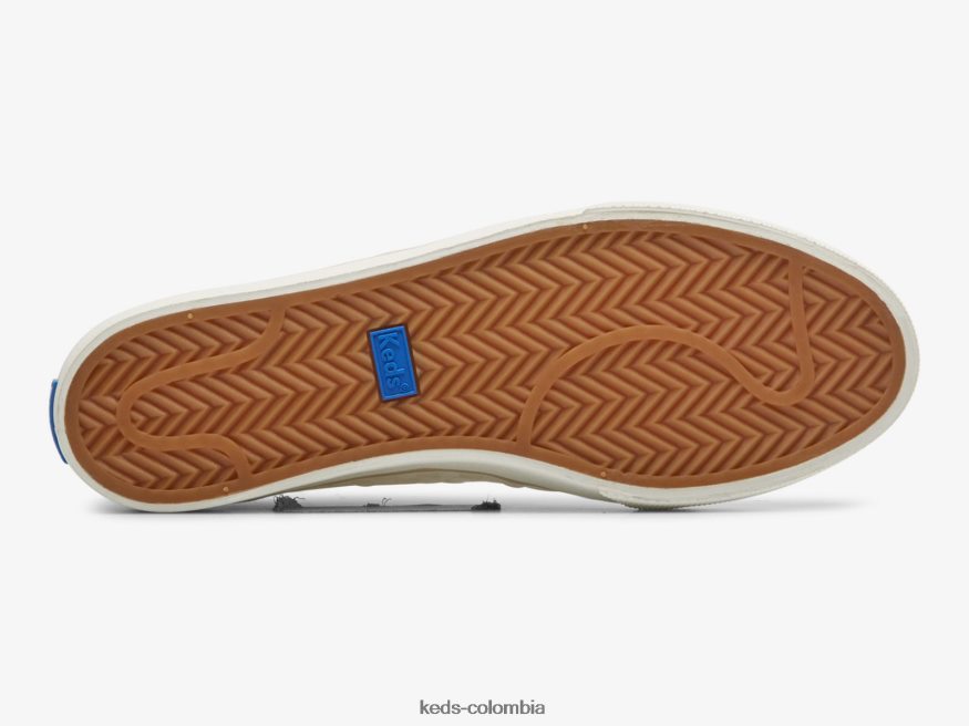 RF0RND151 zapatillas jump kick duo con ojales y lunares Blanco como la nieve mujer Keds