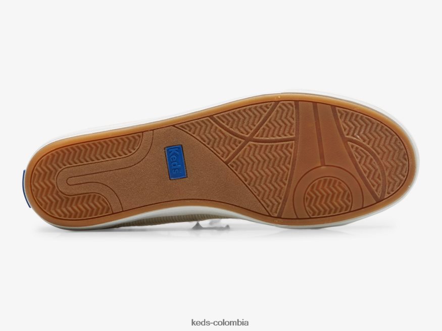 RF0RND155 zapatillas center iii con rayas flameadas raya bronceada mujer Keds