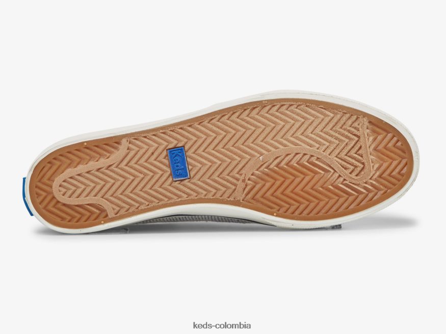RF0RND157 zapatillas jump kick duo de lona con diseño cruzado azul mujer Keds