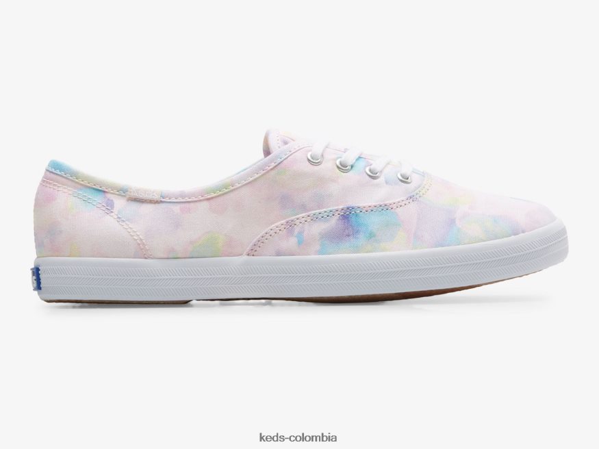 RF0RND159 tenis Champion con estampado abstracto rosa mujer Keds