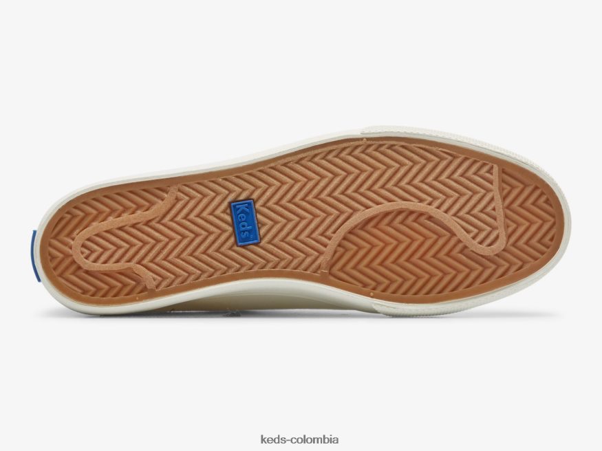 RF0RND190 Zapatillas Jump Kick Rib de punto con cuello cuadrado. blanco multicolor mujer Keds