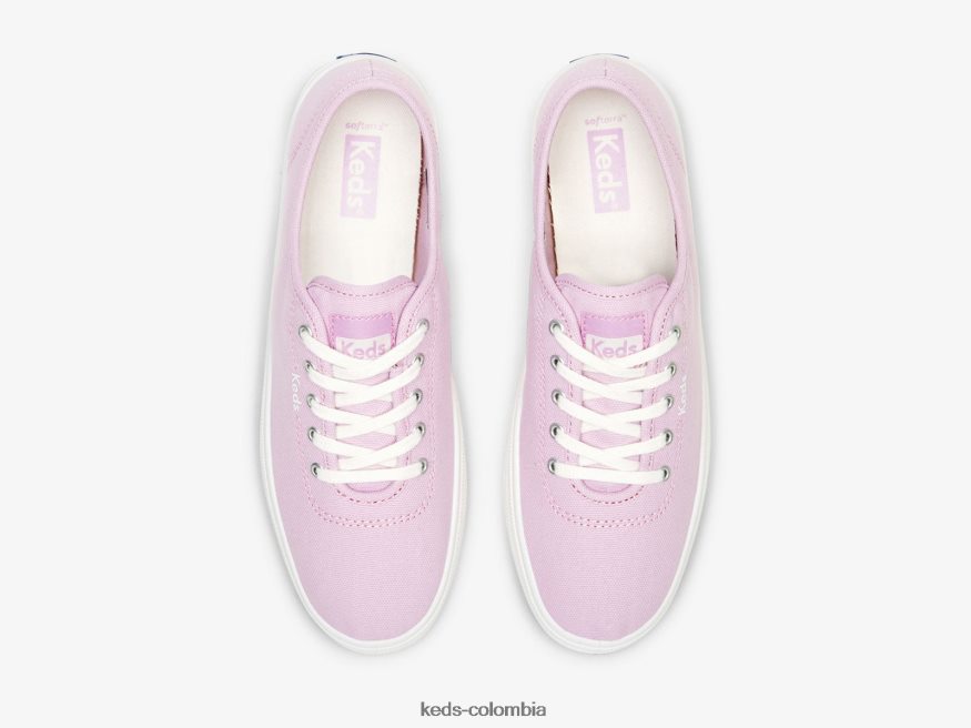RF0RND199 zapatillas de lona Breezie lila mujer Keds