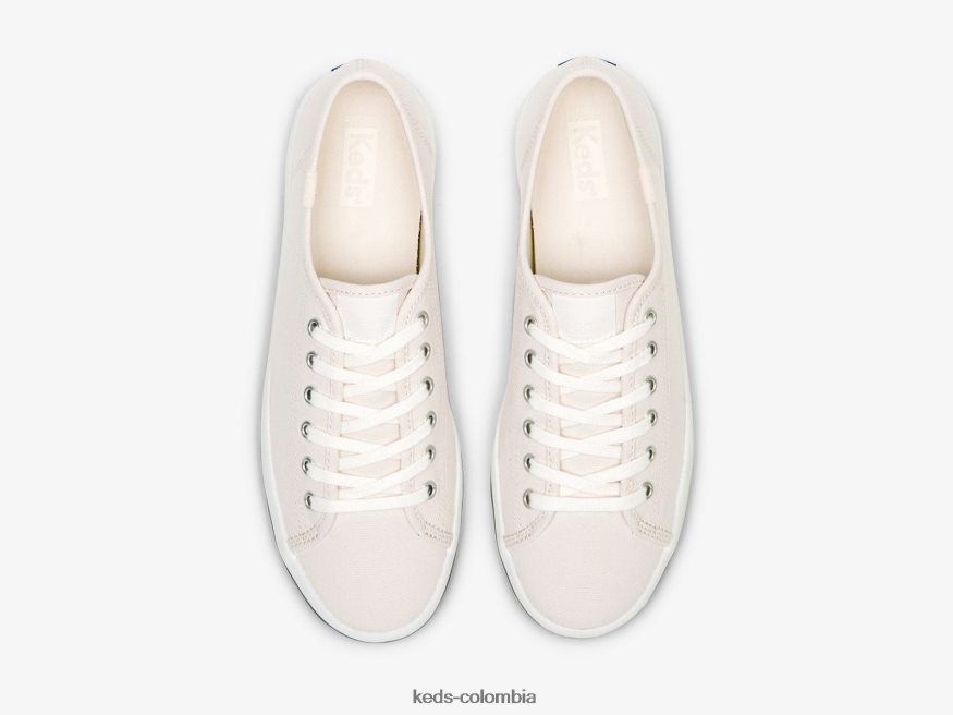 RF0RND202 zapatillas kickstart de lona Rosa claro mujer Keds