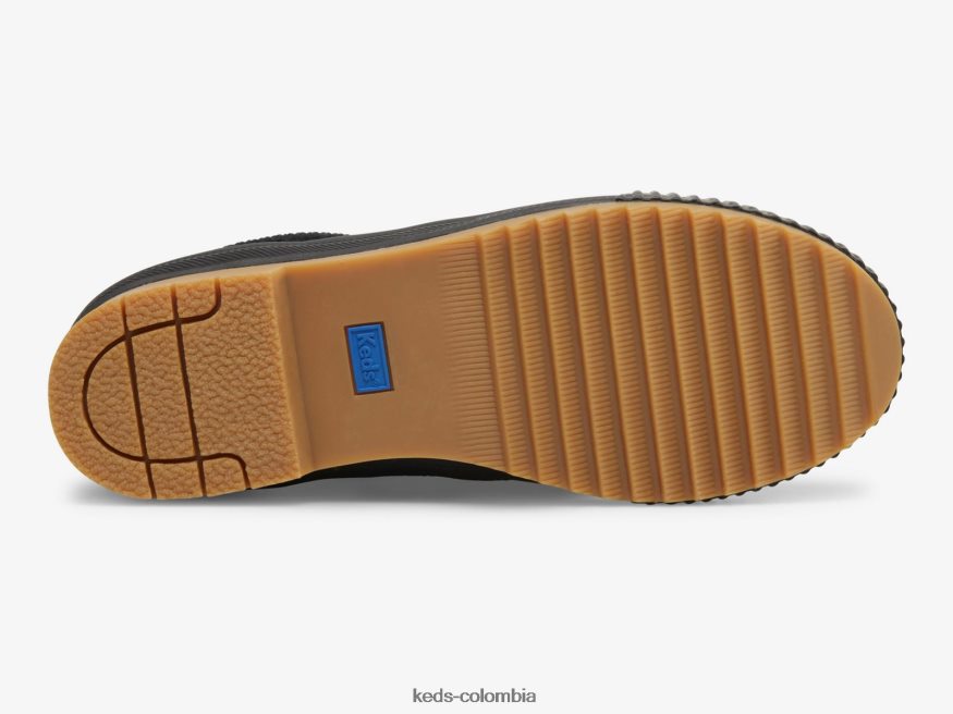 RF0RND206 Bota de jardinero de gamuza resistente al agua con Thinsulate. negro mujer Keds