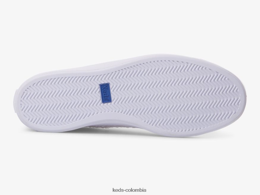 RF0RND208 zapatillas alley con lentejuelas blanco mujer Keds