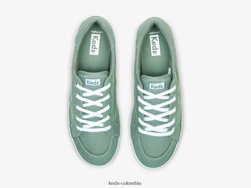 RF0RND78 zapatillas center iii de lona gris mujer Keds
