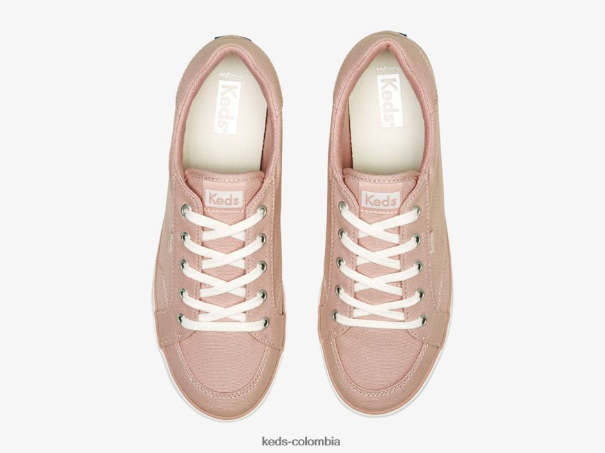 RF0RND79 zapatillas center iii de lona color de malva mujer Keds