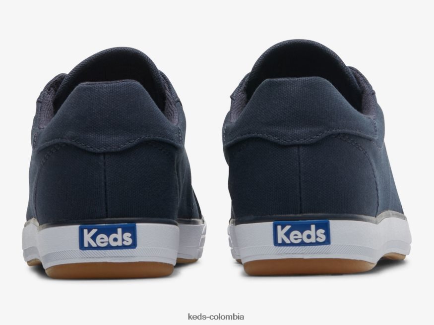 RF0RND80 zapatillas center iii de lona Armada mujer Keds
