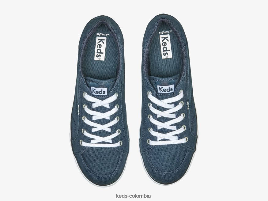 RF0RND80 zapatillas center iii de lona Armada mujer Keds