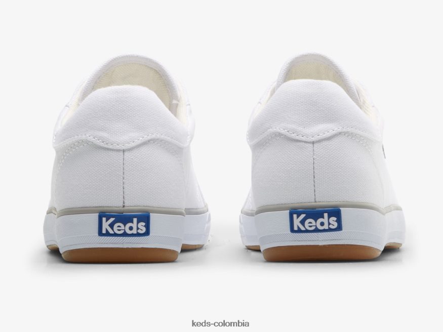 RF0RND81 zapatillas center iii de lona blanco mujer Keds