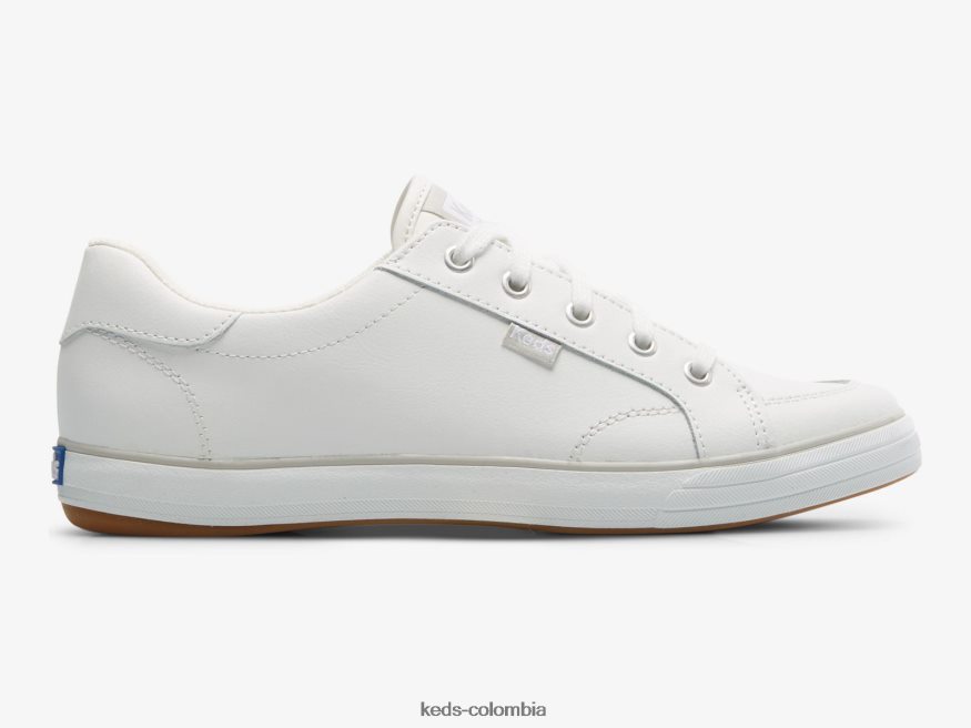 RF0RND83 zapatillas center iii de piel blanco mujer Keds