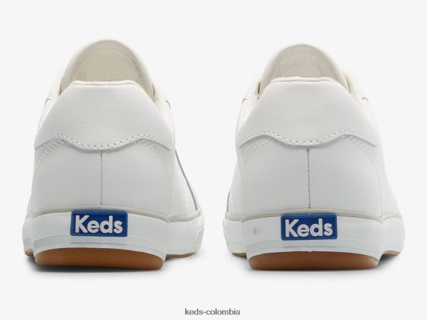 RF0RND83 zapatillas center iii de piel blanco mujer Keds