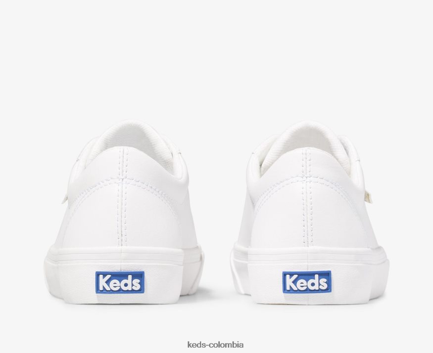 RF0RND84 zapatillas jump kick de cuero Oro blanco mujer Keds