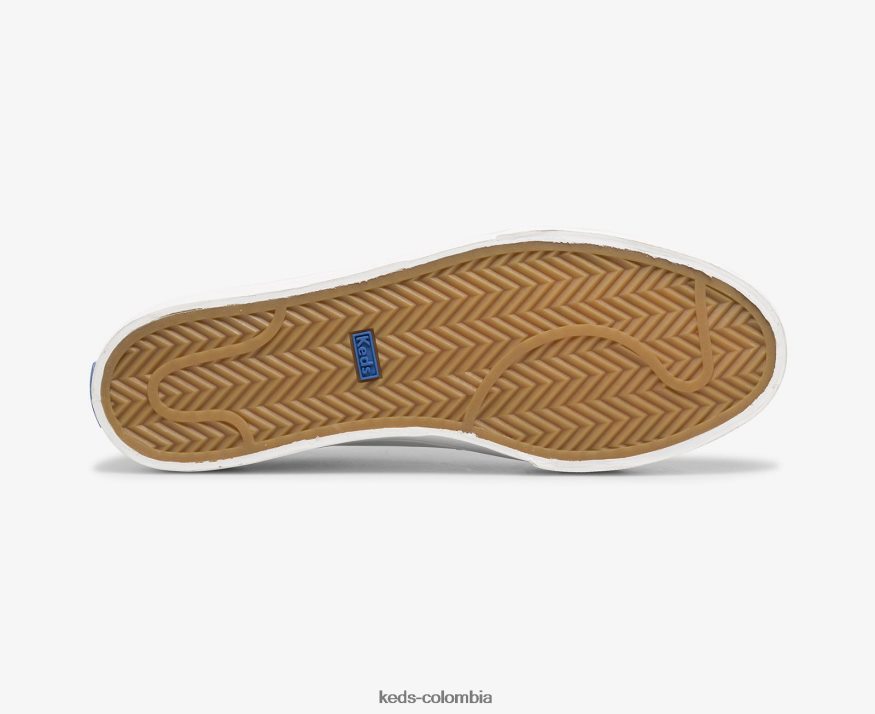 RF0RND85 zapatillas jump kick duo de cuero blanco mujer Keds