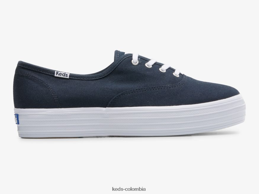 RF0RND88 la zapatilla de lona con plataforma Armada mujer Keds