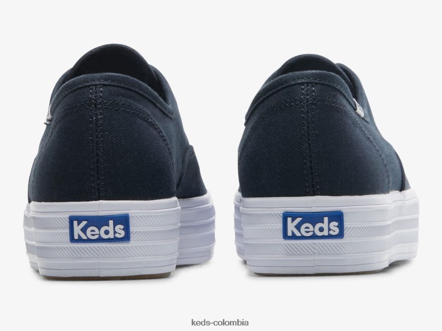 RF0RND88 la zapatilla de lona con plataforma Armada mujer Keds