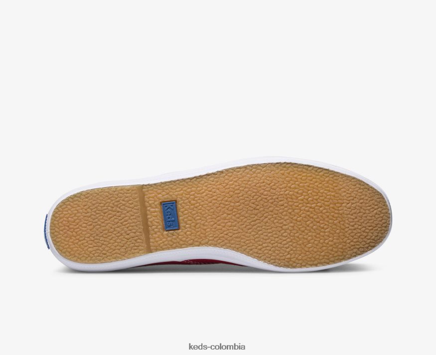 RF0RND95 zapatillas campeon originales rojo mujer Keds