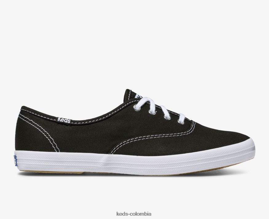 RF0RND96 zapatillas campeon originales negro mujer Keds