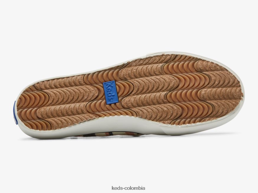 RF0RND14 zapatilla sin cordones ecológica de dos pisos negro múltiple mujer Keds