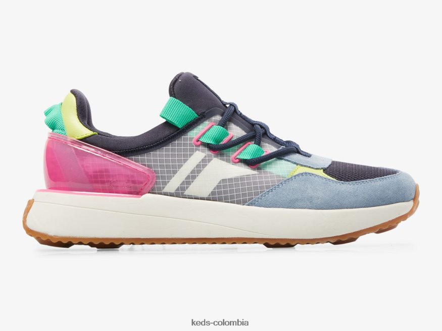 RF0RND186 zapatillas sin cordones tiasa trail azul marino multicolor mujer Keds