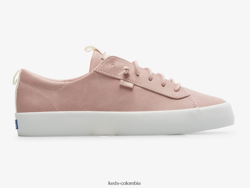 RF0RND212 Zapatilla sin cordones Kickback de piel sintética color de malva mujer Keds