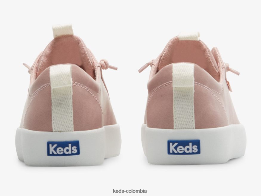 RF0RND212 Zapatilla sin cordones Kickback de piel sintética color de malva mujer Keds