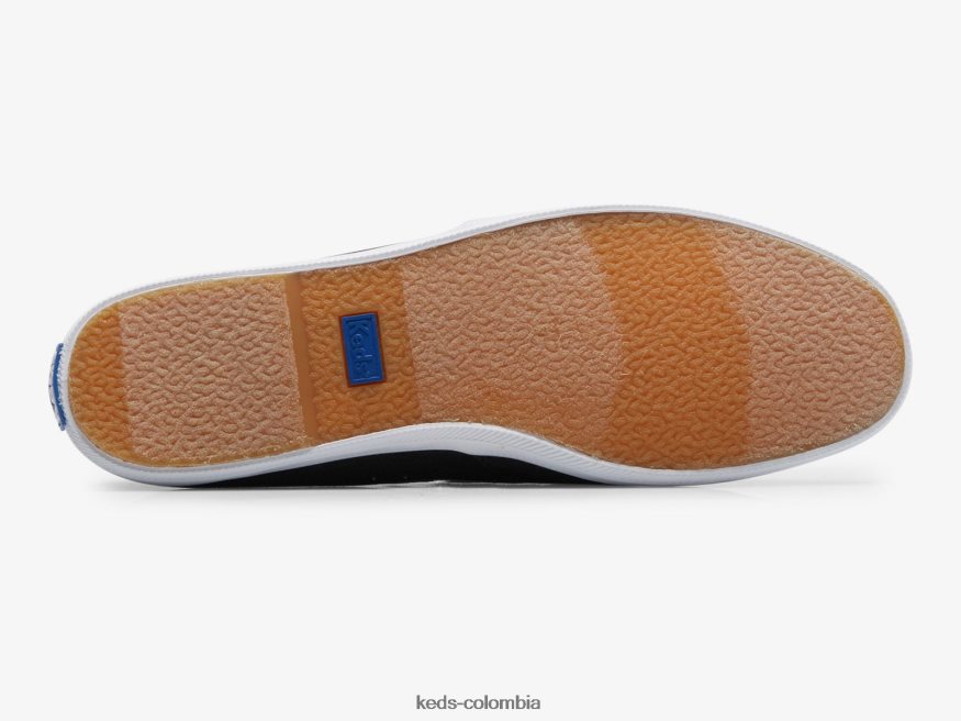 RF0RND36 tenis sin cordones chillax mini de sarga negro mujer Keds